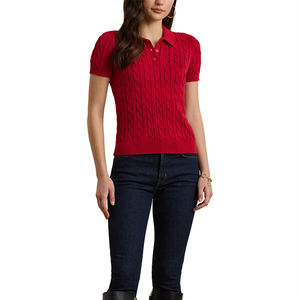 <span class=keywords><strong>Polo</strong></span> Personalizzate da <span class=keywords><strong>Donna</strong></span> in Maglia di Alta Qualità a <span class=keywords><strong>Manica</strong></span> Corta - Product Image 4