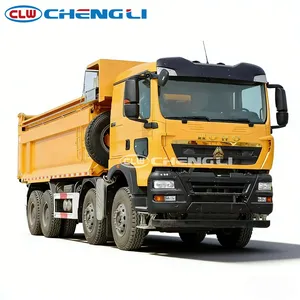 Camion benne basculante HOWO 8X4 directement de l'usine, 351-450 CV, benne personnalisée, 31-40 tonnes, camion benne basculante poids lourd - Product Image 5