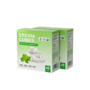 Sustituto de azúcar natural Stevia Zero Calorie White Stevia Cube Para tés Café - Product Image 5
