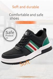 Nouvelles <span class=keywords><strong>chaussures</strong></span> <span class=keywords><strong>de</strong></span> sécurité pour hommes, résistantes aux perforations, confortables, résistantes aux chocs, antidérapantes, avec embout en acier, bottes <span class=keywords><strong>de</strong></span> travail pour chantier - Product Image 3
