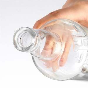 Vente chaude Bouteilles d'<span class=keywords><strong>alcool</strong></span> en verre transparent personnalisées Botellas De Vidrio <span class=keywords><strong>Mezcal</strong></span> 750 ml Vodka Tequila Whisky Bouteille en verre super flint - Product Image 3