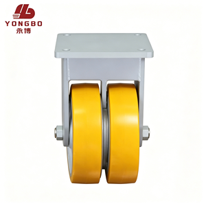 High Dynamic Load 12/16 Inch 7T/10T Anti-Shock Caster Aerospace Manufacturing Extra Heavy Duty Caster Steel Core <strong>PU</strong> <strong>Polyurethane</strong> - Product Image 3