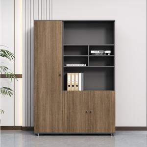 Assortiment en bois armoire de bureau étagère à livres armoire modulaire étagère de bureau vitrine - Product Image 1