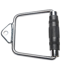 Barres de traction LAT durables en acier inoxydable Accessoires de fixation de machine à câble Corde à triceps Barre de poignée en V de rotation Barre en forme de V
