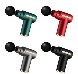 Gran oferta, masajeador muscular con vibración de 4 cabezales, Mini masajeador eléctrico de mano para cuerpo profundo, taladro deportivo, pistola de masaje para atletas - Product Image 6