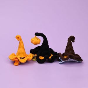 Sombrero <span class=keywords><strong>de</strong></span> <span class=keywords><strong>Bruja</strong></span> <span class=keywords><strong>de</strong></span> Ganchillo Hecho a Mano con Pinza para el Cabello <span class=keywords><strong>de</strong></span> Calabaza Colgante, Decoración para Fiesta <span class=keywords><strong>de</strong></span> Halloween, Artículo <span class=keywords><strong>de</strong></span> Regalo - Product Image 1