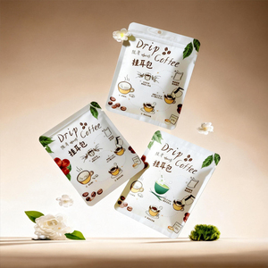 Bolsas de Café Ecológicas con Logotipo Personalizado, Sellado Térmico de 3 Lados, Bolsa Vertical a Prueba de Olores, Embalaje Biodegradable - Product Image 1