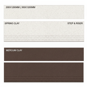 Carreaux numériques en céramique d'intérieur colorés 200x1200mm Porcelaine Step Riser Marbre Pierre Look 300x1200 Carreaux d'escalier - Product Image 1