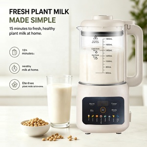 Máquina <span class=keywords><strong>para</strong></span> <span class=keywords><strong>Hacer</strong></span> <span class=keywords><strong>Leche</strong></span> <span class=keywords><strong>Vegana</strong></span> de 1.8L y 800W, Automática 8 en 1, 46 Cuchillas, Autolimpiante, <span class=keywords><strong>para</strong></span> <span class=keywords><strong>Hacer</strong></span> <span class=keywords><strong>Leche</strong></span> Vegetal en Casa o Cafetería, Enchufe Europeo - Product Image 1