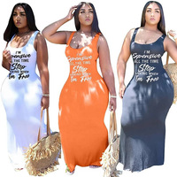 D8201 New Arrivals Bán Buôn Xxxxxl Kích Thước Lớn S-3XL Người Phụ Nữ Béo Dresses Cộng Với Kích Thước Phụ Nữ Quần Áo Dài Maxi Ăn Mặc