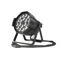 Projecteurs de scène à LED pour événements de mariage 18*10W RGBW DMX, étanches IP33, en alliage d'aluminium, contrôle DMX512/activation sonore