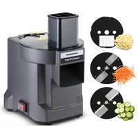 Commerciële elektrische fruit- en groentesnijmachine voor restaurant catering, automatisch, met 220V/110V motor, voor commercieel gebruik