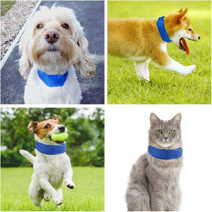 Kunden spezifische Anti-Hitze-Katze Ice <span class=keywords><strong>Pad</strong></span> <span class=keywords><strong>Gel</strong></span> Haustier Hund Sommer Sonnenstich Prävention Kühlung Halsband Solid <span class=keywords><strong>Gel</strong></span> Wraps - Product Image 6