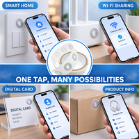 Sofort Lieferbar Wasserdichter NFC RFID Aufkleber NTAG213/215/216 13,56MHz Passiver Klebechip-Tag für Mobile Mitgliedskarten Hotels