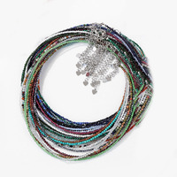 Collier ras du cou en pierres précieuses facettées œil de tigre et turquoise de 2 mm, colliers en pierres naturelles pour occasions spéciales, usine OEM ODM BSCI