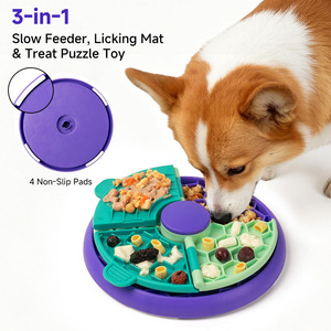 Comedero Lento Giratorio Antideslizante para <span class=keywords><strong>Perros</strong></span>, Juguete de Material PP - Product Image 1