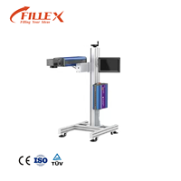 Machine d'impression laser CO2 automatique, machine de codage et de marquage laser haute vitesse pour bouteilles, prix d'usine, certification CE