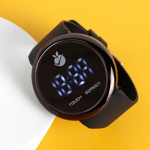 2024 fabbrica bagliore maschio e femmina studenti <span class=keywords><strong>bambini</strong></span> orologio sportivo Versatile sport digitale circolare orologio elettronico a LED - Product Image 2