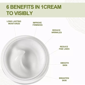 Crème <span class=keywords><strong>anti</strong></span>-âge à base de plantes biologiques, hydratant pour le visage <span class=keywords><strong>anti</strong></span>-<span class=keywords><strong>rides</strong></span> avec Pro-Xylane et peptides - Product Image 4