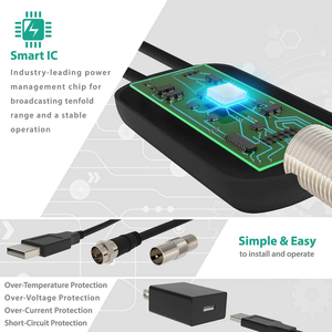 <span class=keywords><strong>Antena</strong></span> <span class=keywords><strong>de</strong></span> TV Interior <span class=keywords><strong>de</strong></span> Buen Rendimiento <span class=keywords><strong>de</strong></span> 30dBi para TV DVB-T, <span class=keywords><strong>Antena</strong></span> Digital HDTV <span class=keywords><strong>de</strong></span> Recepción Gratuita - Product Image 2