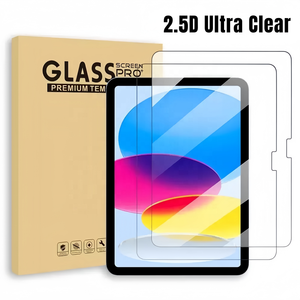 ฟิล์มกันรอยกระจกนิรภัยแบบเต็มจอ 2.5D 9H สำหรับ <span class=keywords><strong>iPad</strong></span> Air Mini <span class=keywords><strong>Pro</strong></span> 13 12.9 11 10.9 8.3 นิ้ว - Product Image 1