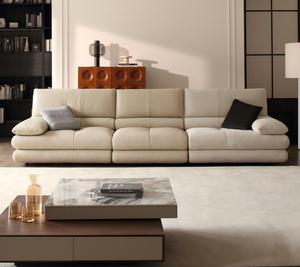 Divano Componibile in Pelle di Lusso Moderno - Design Modulare Confortevole di Alta Qualità |   Arco Personalizzabile in Dimensioni e Colore, Adatto per Appartamenti e Ville - Product Image 5