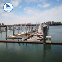 Ponton flottant en alliage d'aluminium Marnolin avec plateforme de marina pour yacht en mousse EPS, quai flottant Guangdong
