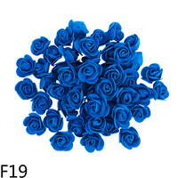 Têtes de roses artificielles en mousse PE de 3,5 cm pour la Saint-Valentin, les mariages, les fêtes de remise de diplômes - Décorations cadeaux
