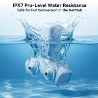 Machine à jets d'eau électriques pour bain à bulles sans fil avec batterie 2200 mAh, ventouses, spa à domicile, chargeur magnétique IPX7, moteur BLDC
