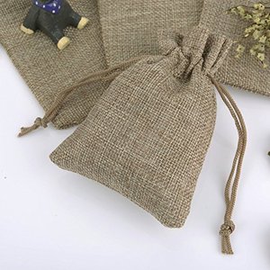 7x9cm 8x10cm 9x12cm Jute <b>Sack</b> Gunny Pouch Jute Drawstring Bag Hemp <b>Sack</b> - Product Image 6