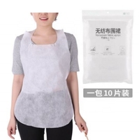 Tablier de peinture non tissé Tablier de bébé imperméable à l'huile pour étudiants