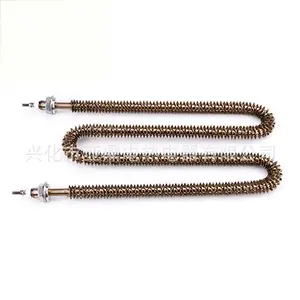 I U W Type Stainless Steel Heating Elements Finned Tubular Air Heater Finned Resistance