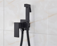 Bidet portatif en laiton tête de pulvérisateur de toilette ensemble de douche de bidet Portable robinet mitigeur d'eau chaude et froide mural