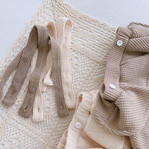 P108044 Mono de Tirantes para Bebés Niñas de 0 a 2 Años, con Volantes de Doble Capa y Diseño de Hoja de Loto, Ropa para Bebés y Niñas Pequeñas - Product Image 6