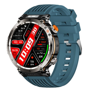 HT30 Camouflage Outdoor <strong>Smart</strong> <strong>Watch</strong> Flashlight Compass Sports IP68 Waterproof 600mAh Battery Voice Calling Unisex Worldwide - Product Image 6