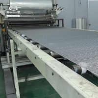 Diffuseur LED 4mm 5mm en polystyrène texturé pour affichage commercial et de détail, plaque PS extrudée à motifs avec haute transmission