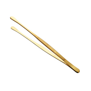 Pinzas para barbacoa estilo coreano, extendidas, antideslizantes, resistentes a altas temperaturas, aptas para uso alimentario; Pinzas para barbacoa estilo japonés de acero inoxidable. - Product Image 3