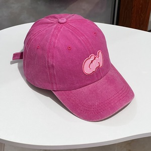 Cappelli 2023 personalizzati per papà con logo per ragazza carina con cappello rosa da camionista in cotone cappello alto da donna con coda di cavallo cappellino da Baseball - Product Image 2