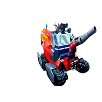 Robot de lutte contre les incendies sur chenilles, équipement de sauvetage intelligent multi-usage pour la franchissement des obstacles et la montée en pente