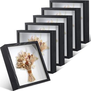 Wood Shadow Box <strong>Photo</strong> <strong>Frame</strong> 5x7" 8x10" A3/A4 New Arrival Creative <strong>Black</strong> with UV Glass-Multiple Sizes Eco-Friendly &amp; Durable - Product Image 4