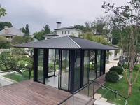 Pergola en alliage d'aluminium imperméable de 40 ans de durée de vie avec revêtement en poudre, directement de l'usine de Tianjin pour une utilisation en cour