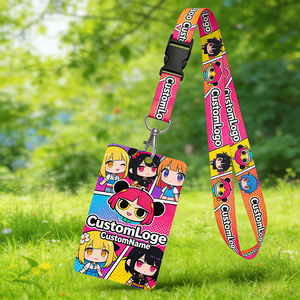 Pita Gantungan Kunci Lanyard Polyester Custom Cetak Sublimasi Produsen, Tali Pergelangan Tangan, Iklan - Product Image 1
