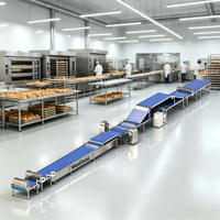 Machine à fabriquer des gâteaux à la mousse entièrement automatique à haute efficacité, ligne de production complète pour les grandes usines agroalimentaires