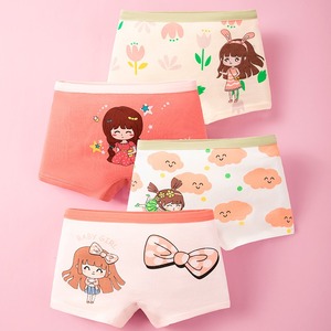 Calzones Tipo Bóxer de Algodón con Dibujos Animados para Niñas, Ropa Interior Transpirable de Verano <span class=keywords><strong>y</strong></span> Pantalones de Entrenamiento para Bebés - Product Image 6