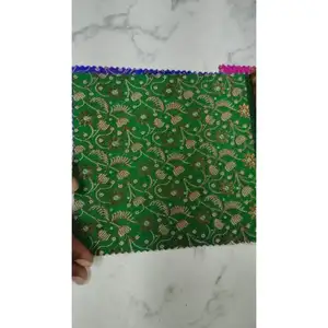 Stitched Silk Jacquard Brocade Blouse Piece Fabric Material Cloth Fabric For Dress Blouse Bulk Product