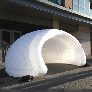 Carpa de cúpula LED personalizada comercial al aire libre, tienda de campaña inflable portátil con luz LED Luna, carpa de Casa de concha de <span class=keywords><strong>caracol</strong></span> para eventos de fiesta - Product Image 5