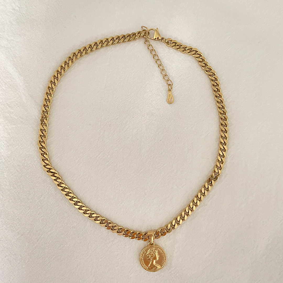 Retrato de cadena gruesa