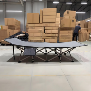 <span class=keywords><strong>Lit</strong></span> <span class=keywords><strong>de</strong></span> camping à haute capacité <span class=keywords><strong>de</strong></span> poids avec matelas pour un confort et un soutien améliorés en extérieur - Product Image 5