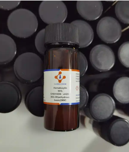 Hematoxylin CAS517-28-2 <b>Syntheses</b> Material Intermediates 95% Purity LAIBOTECH Brand EINECS No. 208-237-3 MF C16H14O6 XH2O - Product Image 1