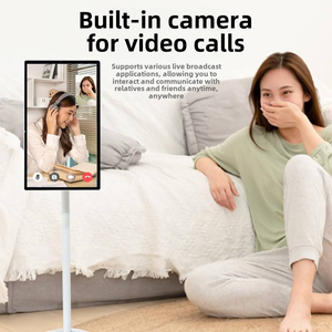 CH 32 pulgadas HD Android pantalla táctil LCD interactiva portátil Smart <span class=keywords><strong>TV</strong></span> soporte de batería inalámbrico para educación función SDK - Product Image 3